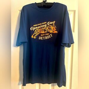 Detroit tigers Opening Day April, 2017 T-shirt, size XL